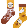 Lustige warme Socken für Kinder Schaf im Pullover