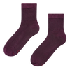 Antistress-Crewsocken Dunkles Burgunderrot