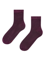 Antistress-Crewsocken Dunkles Burgunderrot