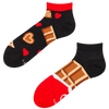 Lustige Knöchelsocken Schokoladenliebe