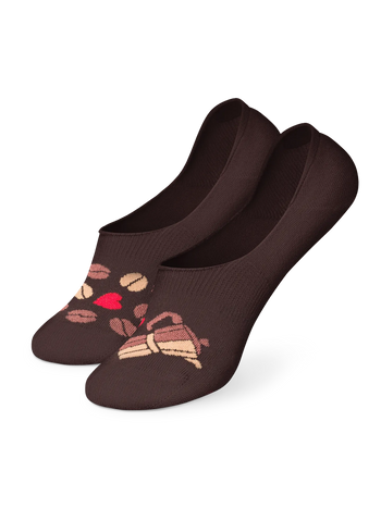 Lustige No-Show-Socken Kaffeeliebe