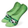Lustige No-Show-Socken Panda und Streifen