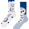 Lustige warme Socken Schneeeule