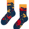 Lustige Kindersocken Welt der Dinosaurier