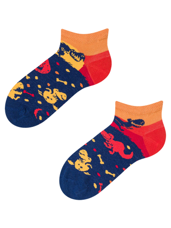 Lustige Knöchelsocken für Kinder Welt der Dinosaurier