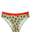 Lustige Modal-Damenhöschen Pixel-Erdbeeren