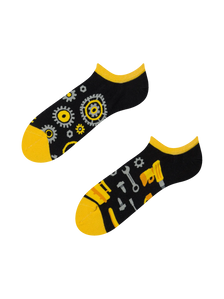 Lustige Sneakersocken Mechaniker