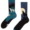 Lustige Socken Mondwolf