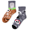 Lustige Crewsocken Lustige Skelette