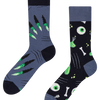 Lustige Socken Grünes Monster