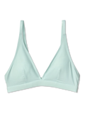 Hellgrüne nahtlose Bralette in Triangelform
