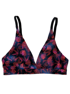 Nahtlose Bralette in Triangelform für Damen Nachtblumen