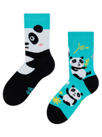 Lustige Kindersocken Panda