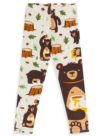 Lustige Leggings aus Baumwolle für Kinder Hungriger Bär