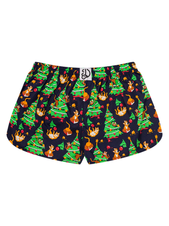 Lustige Damenshorts Katzenparty