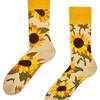 Lustige Bambussocken Blühende Sonnenblume