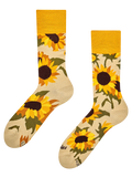 Lustige Bambussocken Blühende Sonnenblume