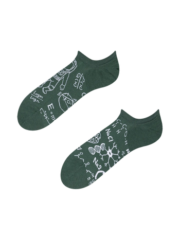 Lustige Sneakersocken Physik gegen Chemie