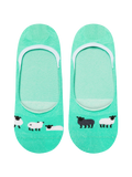 Lustige No-Show-Socken Schwarzes Schaf