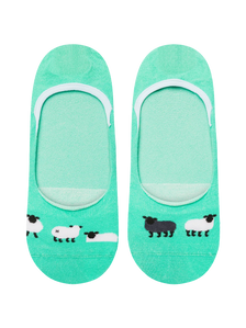 Lustige No-Show-Socken Schwarzes Schaf
