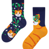 Kindersocken Weihnachtskatze