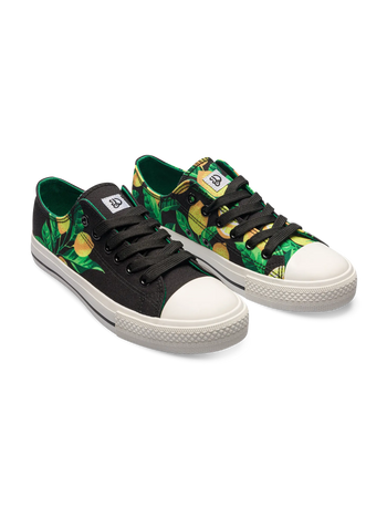 Lustige Canvas-Schuhe Zitronen
