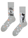 Lustige Socken Hochzeitskatzen