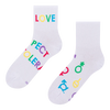 Lustige Crewsocken Liebe und Respekt
