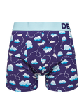 Lustige Boxershorts für Männer Papierflugzeuge und Wolken