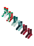 6er-Pack warme Socken – Weihnachtsmann & Freunde