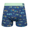 Lustige Boxershorts für Männer Oranges Fahrrad