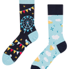 Lustige Socken Biere und Karussells
