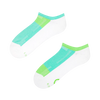 Grüne und minzgrüne funktionelle Sneakersocken