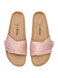 Korkpantoletten für Frauen Beige Mandala