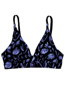 Nahtlose Bralette in Triangelform für Damen Mitternachtsmohn