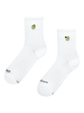 Gerippte Mid-Calf-Socken Playful Avocados