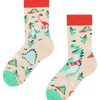 Lustige Kindersocken Dino-Skatepark