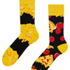 Lustige Socken Käsepizza