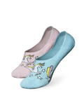 Lustige No-Show-Socken Regenbogen-Einhorn