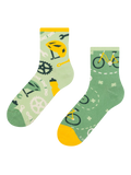 Lustige Crewsocken Radfahren