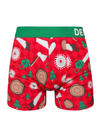 Lustige Boxershorts für Männer Holzfäller