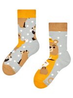 Warme Kindersocken Bär & Tee