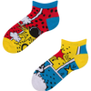 Lustige Knöchelsocken für Kinder Bunte Comics
