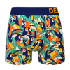 Lustige Boxershorts für Männer Tukan und Blätter