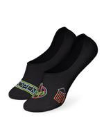 Lustige No-Show-Socken Neon-Bier