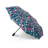 Lustiger Regenschirm Blätter und Käfer