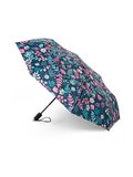Lustiger Regenschirm Blätter und Käfer