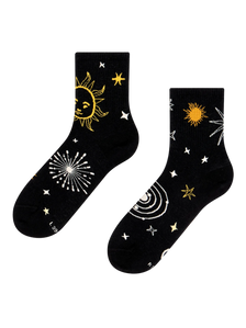 Lustige Crewsocken Sternenhimmel