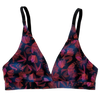 Nahtlose Bralette in Triangelform Nachtblumen