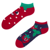 Lustige Knöchelsocken Glückliche Erdbeeren
